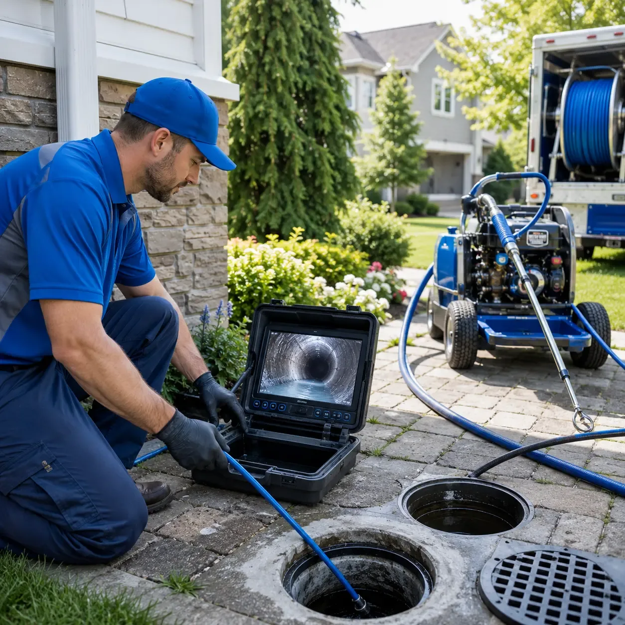 Outdoor drain cleaning professionals serving West Alexander, PA